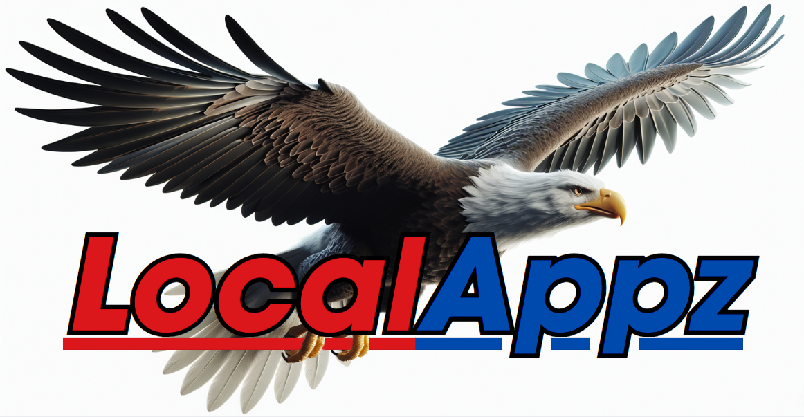 LocalAppz flying eagle logo